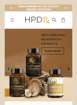 Mushroom Extract HPDRx Products