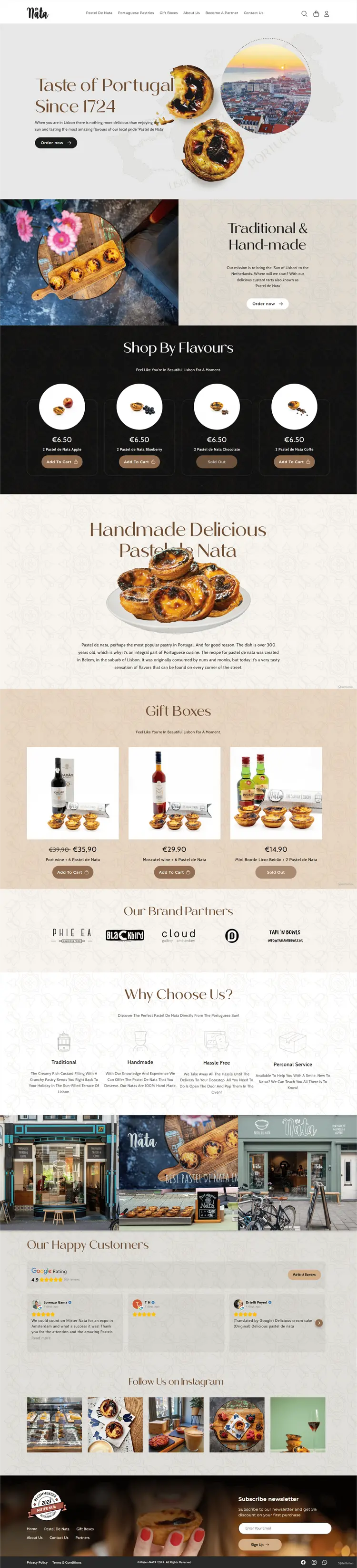 Mister Nata - Shopify Website Redesign for Better UX by Techtic