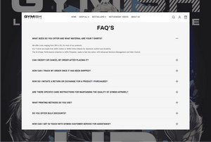 Gymish - Frequently Asked Questions