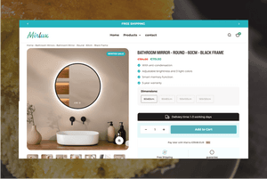 Mirlux's reviews mention very nice magnifying mirrors with useful, multi-variation LED lighting