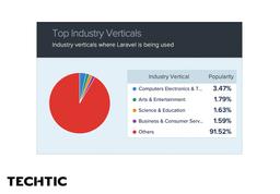 Top industry verticals of Laravel Framework
