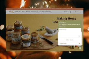 Shopify Store Customization - Jida's Kitchen-Techtic Solutions